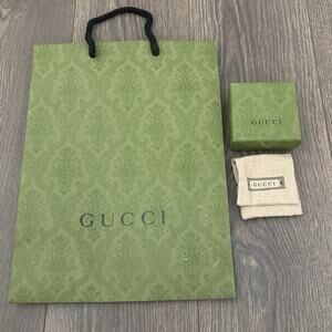 Gucci Empty Box Full Ring Set, Gift Bag , Dust Bag